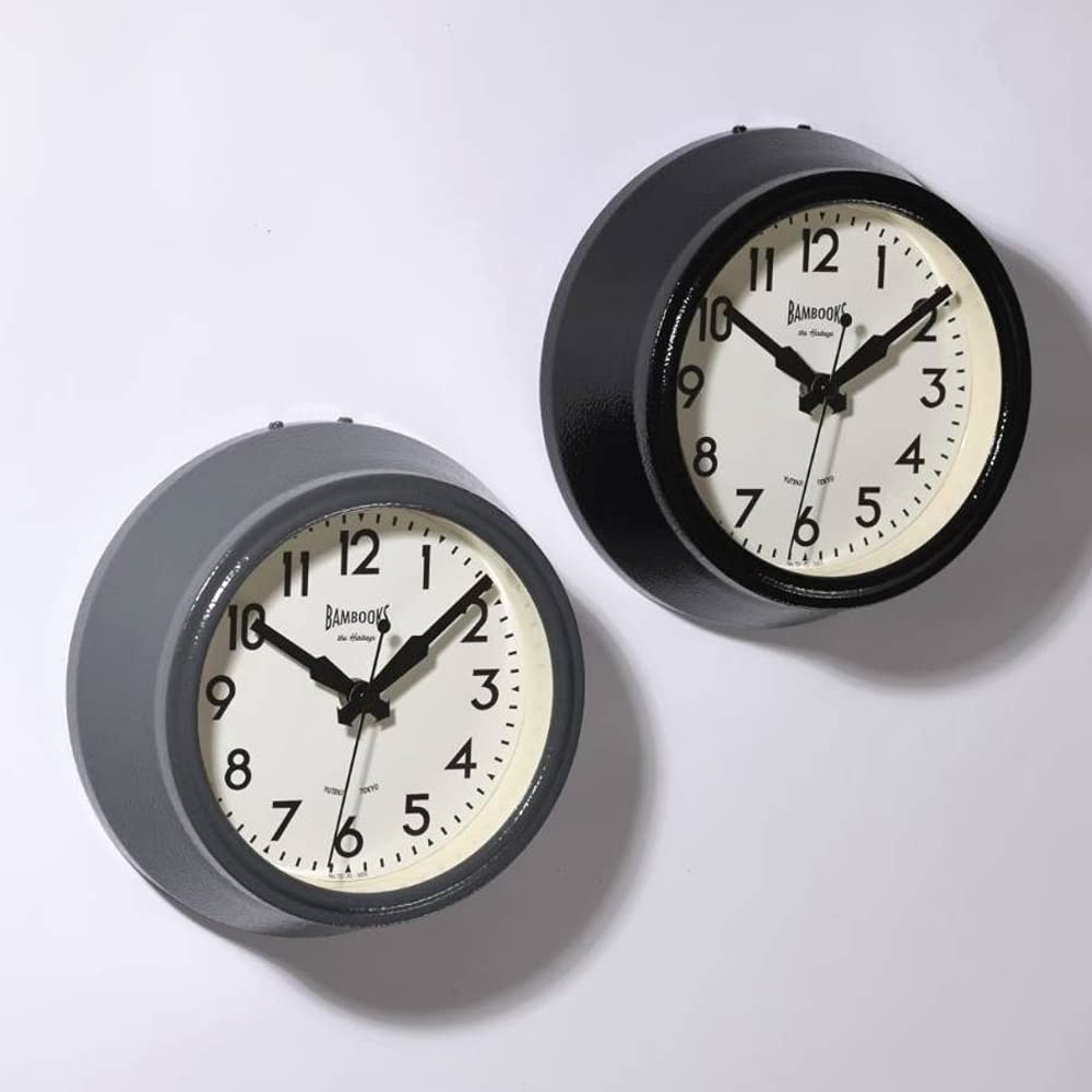 Amazon.co.jp: TOSSDICE 時計 ブリティッシュ 壁掛け 静音